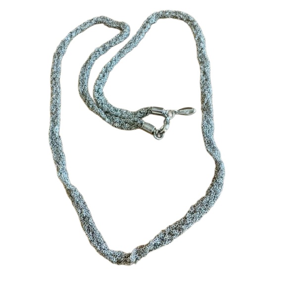 Ann Taylor Twisted Silver Necklace - Picture 1 of 6